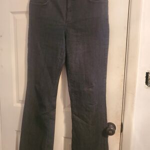 NYDJ Dark Denim Jeans with Purple Accents